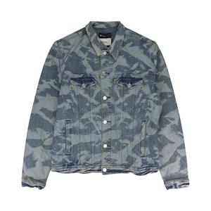 Куртка PURPLE BRAND Laser Wrinkled Denim Jacket, Indigo