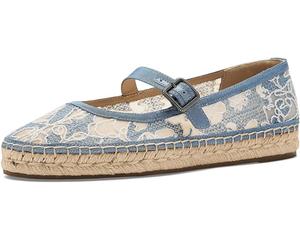 Женские босоножки на каблуке Lucky Brand Orlyna Floral Lace, Blue/Blue