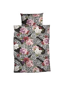 Постельное белье черного и розового цветов Casatex, 155 x 220 + 80 x 80 см