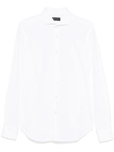 Рубашка с вырезом-воротником Dell'oglio, белый
