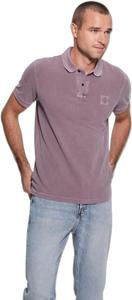 GUESS Мужская постиранная поло, Regal Plum