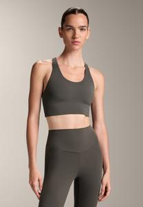 Бюстгальтер OYSHO COMFORTLUX MEDIUM SUPPORT WITH CUPS, Dark Grey/Olive