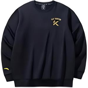 ANTA Толстовка из баскетбольной коллекции мужская базовая black