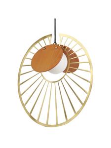 Beliani Подвесные светильники BARGO золотисто-коричневого цвета - (Ш) 20 x (В) 151 x (Д) 10 см