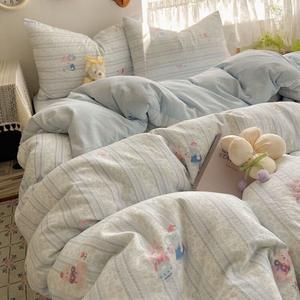 AVIVI Пододеяльник 150x200 см, простыня, цвет Little Elephant Baby