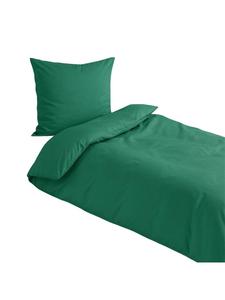 Чистое постельное белье темно-зеленого цвета Traumschlaf, 135 x 200 + 80 x 80 см