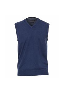 Мужской однотонный жилет-свитер CASAMODA, серо-черный