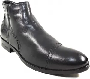 Мужские зимние челси Baldinini из мягкой черной кожи, 40 EU, черный