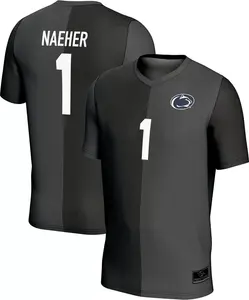 Женская футбольная майка ProSphere Penn State Nittany Lions # 1, черная, реплика Алисы Наехер, полностью сублимированная футбольная майка для выпускников