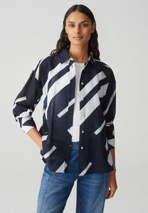 Блузка на пуговицах OPUS, синий