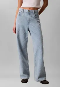 Свободные расклешенные джинсы с перфорацией Calvin Klein Jeans, Ck Tropic