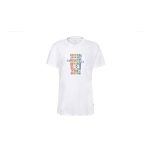 Футболка slim fit printing short sleeve white Converse, белый