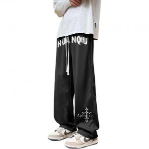 Вязаные спортивные штаны Unisex HUANQIU, черный