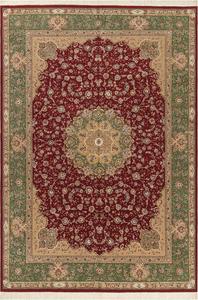 Ковер-дорожка SAFAVIEH, 77 x 366 см, коллекции Tabriz Floral, ассорти, ручной работы из традиционного шелка и шерсти, идеален для помещений с высокой проходимостью в гостиной, спальне (TF50)