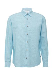 Рубашка на пуговицах классического кроя s.Oliver, аква