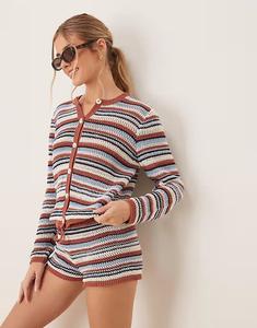 Вязаный кардиган, разноцветный Asos Design