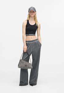 Сумка Karl Lagerfeld Jeans Handbag, Washed Black/Black Denim