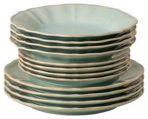 Costa Nova Набор посуды Бирюзовый ALENTEJO 12 предметов на 4 персоны