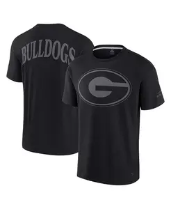 Мужская черная футболка Georgia Bulldogs Iconic Fanatics