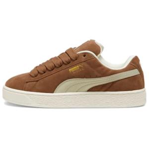 Кеды PUMA Suede XL Series Skateboard Unisex Low-Top, коричневый/белый