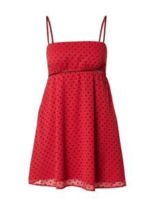 HOLLISTER Платье в красном цвете, винный красный