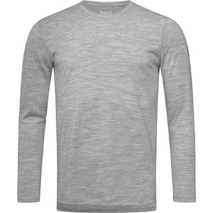 Рубашка с длинными рукавами, размер 175, размер м, базовый размер ls Super.Natural, цвет ash melange