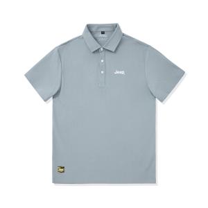 Пастбищный лошадиный поло унисекс Jeep, светло-серый