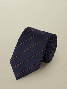 Полосатый шелковый галстук Charles Tyrwhitt, Royal Blue