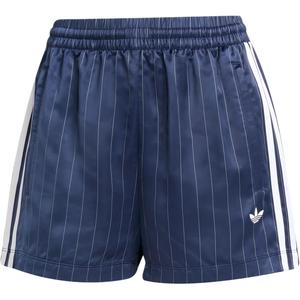 Пинстрип сатиновые шорты Adidas Originals, индиго