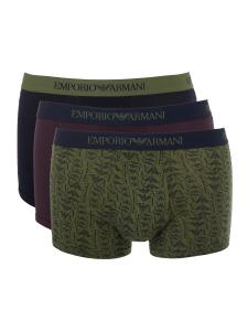Боксерские шорты Emporio Armani, цвет Green/Bordeaux/Black