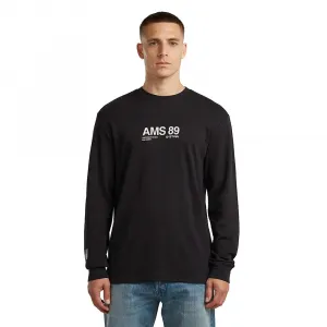 Футболка с длинным рукавом G-Star AMS 89 Regular Fit, черный