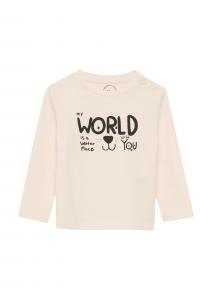 s.Oliver Лонгслив в бежевом цвете