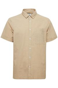 Рубашка на пуговицах классического кроя !Solid Frevne, Sand