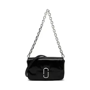 Кожаная сумка через плечо J Marc Mini Pillow Marc Jacobs, черный