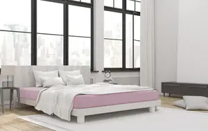 Простыня на резинке Hahn Home Textiles Mako Fine Jersey 140-160x200 см, лиловая Hahn Haustextilien