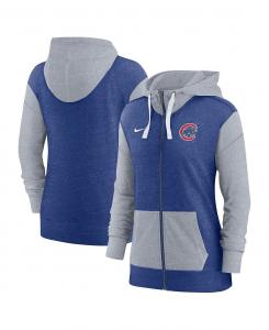 Женская толстовка с молнией во всю длину Royal Chicago Cubs Nike