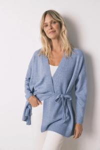 Халат из шерстяной смеси women'secret, синий