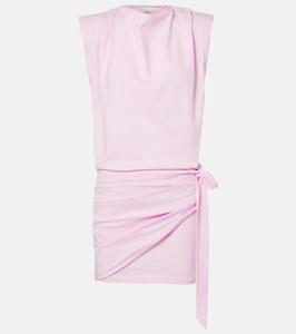 Мариэль мини-платье из хлопкового джерси Isabel Marant, Faded Pink