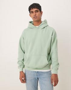 Толстовка Essential с передним карманом светло-зеленого цвета Abercrombie & Fitch