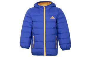 Пуховик детский Adidas Lightweight Down, синий/желтый