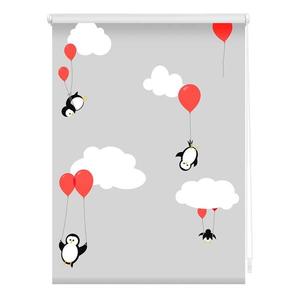 Рулонные шторы Lichtblick Pinguine, 90x150x6 см, красный