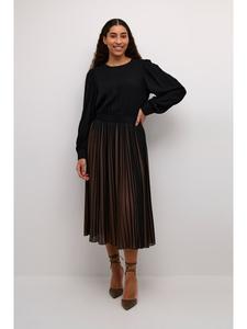 CULTURE Трикотажное платье CUcarly, свободный крой, цвет Rain Drum