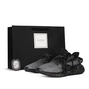 Adidas Originals Изи Буст 350 В2 повседневные кроссовки унисекс лоу-топ черные серебристые, цвет Black Silver