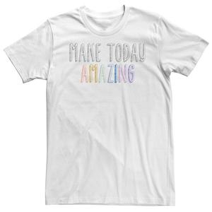 Футболка Big & Tall Fifth Sun Make Today Amazing Doodle Licensed Character, белый