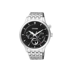 CITIZEN Часы Ecology Drive Collection Solar Movement Stainless Steel Strap Watch Men's Watch Black Dial