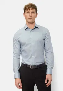 Суперделовая формальная рубашка кент Olymp No. Six, Marine