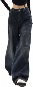 Джинсы для женщин Baggy Y2K High Waist Wide Leg