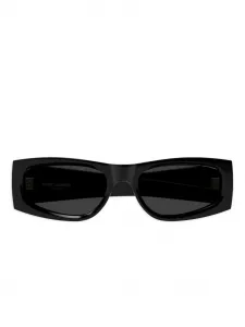 Солнцезащитные очки в прямоугольной оправе SAINT LAURENT, черный