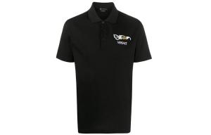 VERSACE Мужская черная поло