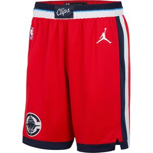 Шорты баскетбольные мужские La Clippers 2024/25 Statement Edition Dri FIT NBA Swingman Jordan, красный